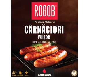 Cârnaciori din carne de pui Puișor, semipreparat refrigerat