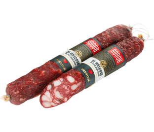 Salam De Moscova cu piper negru boabe, crud-afumat