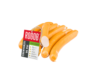 Crenvurști din carne de pui fierți